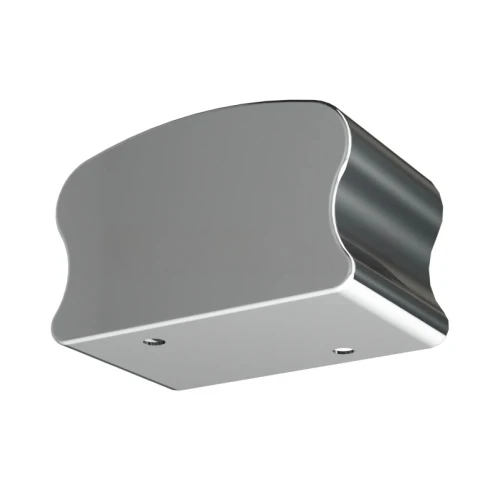 Заглушка фигурная для деревянного или пластикового поручня, 40×60 мм, AISI 201, GRIT 600