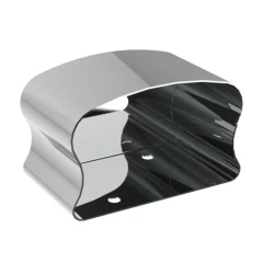 Заглушка фигурная для деревянного или пластикового поручня, 40×60 мм, AISI 201, GRIT 600