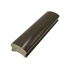 Поручень ПВХ фигурный, цвет венге, 38×64 мм, 4 м