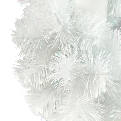 Гирлянда Рождественская-16 белая с блеском