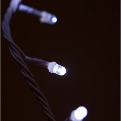 Электрогирлянда Светодиоды 140 лампочек, 8 режимов, белый свет, б/замены