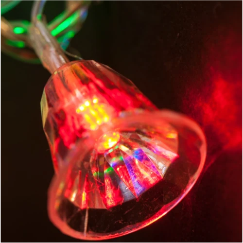 Светодиоды Колокольчики 50 ламп с контроллером и коннектором, многоцветный