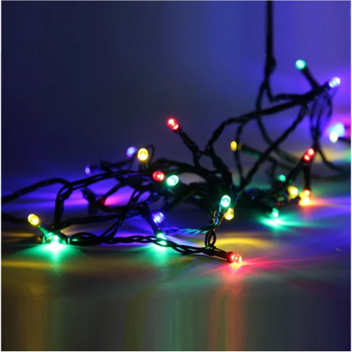 Электрогирлянда Светодиоды (5,9м+3м провод) 60 лампочек, 8 режимов, многоцветный