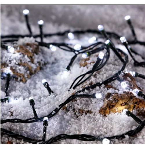Электрогирлянда Светодиоды уличные (6м+5м провод) 120 лампочек, 8 режимов, хол.белый/многоцветный