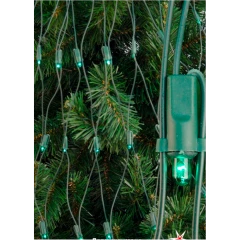 Электрогирлянда Сетка (1,4*1,6) 192 лампочки супер-яркая, 8 режимов, зелёный свет