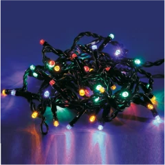 Электрогирлянда Светодиоды (10м+5м провод) 120 лампочек, многоцв.+ мигание белого