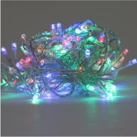 Электрогирлянда Светодиоды уличные (6м+5м провод) 120 лампочек, 8 режимов, хол.белый/многоцветный