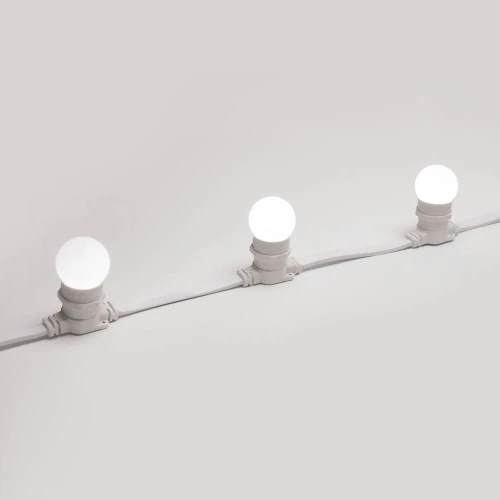 Светодиодная лампа для гирлянды Белт Лайт, E27, G45, белая