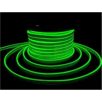 Гирлянда Гибкий неон 220 В, 8х15 мм, бухта 50 м, зелёный, двусторонний