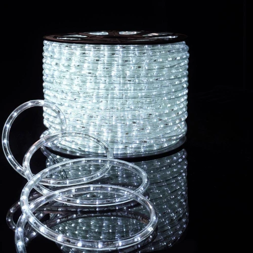 Гирлянда Дюралайт, 220 В, 13 мм, бухта 100 м, белый