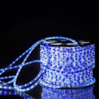 Гирлянда Дюралайт, 220 В, 13 мм, бухта 100 м, синий