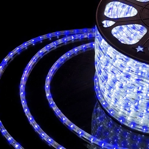 Гирлянда Дюралайт, 220 В, 13 мм, бухта 100 м, синий