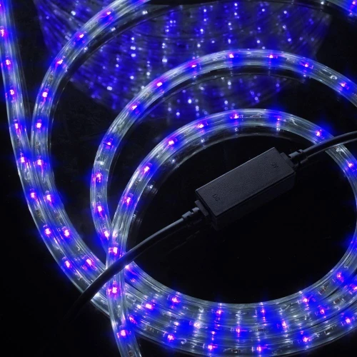 Гирлянда Дюралайт, 220 В, 13 мм, бухта 100 м, синий