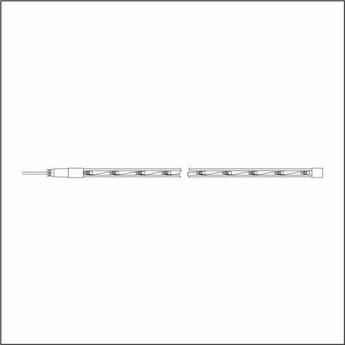 Гирлянда Дюралайт, 24 В, 13 мм, бухта 50 м, зеленый