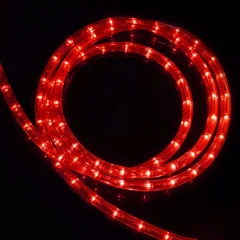 Гирлянда Дюралайт, 220 В, 13 мм, бухта 100 м, красный