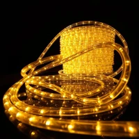 Гирлянда Дюралайт, 220 в, 13 мм, бухта 100 м, теплый белый