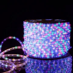 Гирлянда Дюралайт, 220 В, 13 мм, бухта 100 м, RGB