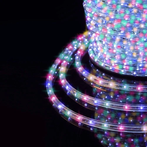 Гирлянда Дюралайт, 220 В, 13 мм, бухта 100 м, RGB