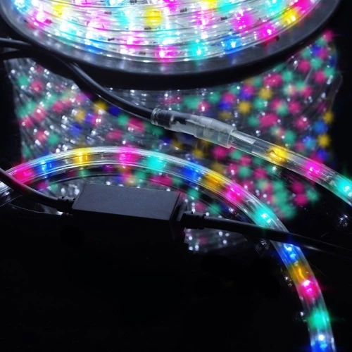 Гирлянда Дюралайт, 220 В, 13 мм, бухта 100 м, RGB
