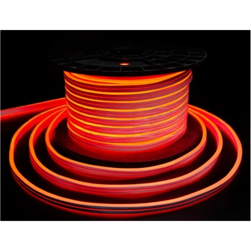 Гирлянда Гибкий неон 24 В, 8х15 мм, бухта 50 м, красный, двусторонний