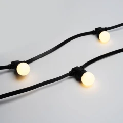 Светодиодная лампа для гирлянды Белт Лайт, E27, G45, тёплая белая