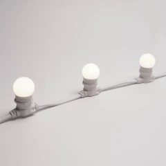 Светодиодная лампа для гирлянды Белт Лайт, E27, G45, тёплая белая