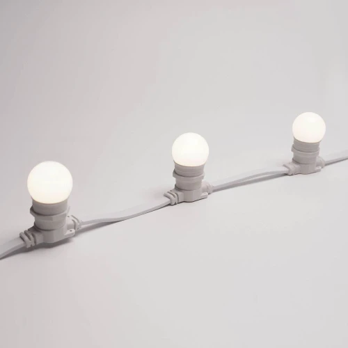 Светодиодная лампа для гирлянды Белт Лайт, E27, G45, тёплая белая