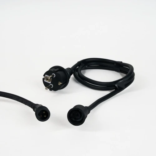 Импульсный источник питания для дюралайта 220/24 В, 100 Вт, 1.5 м, черный, с вилкой