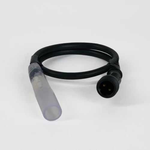 Импульсный источник питания для дюралайта 220/24 В, 100 Вт, 1.5 м, черный, с вилкой