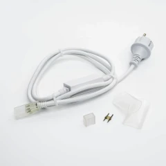 Диодный мост для гибкого двустороннего неона 2 А, 8х15 мм, 1.5 м, белый, комплект