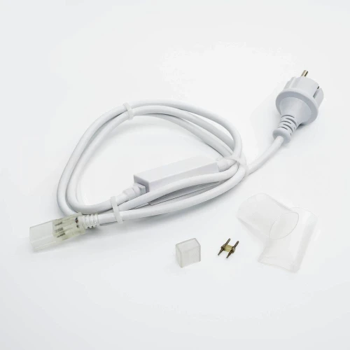 Диодный мост для гибкого двустороннего неона 2 А, 8х15 мм, 1.5 м, белый, комплект