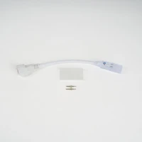 Соединитель нить-неон, белый, 2Pin