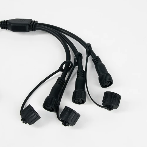 Разветвитель 1-3, 2Pin, черный