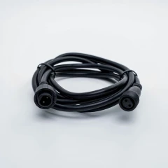 Удлинитель 5 м, 2Pin, черный, мама-папа