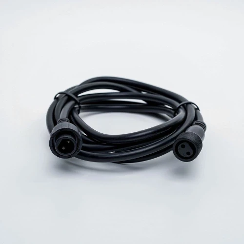 Удлинитель 5 м, 2Pin, черный, мама-папа