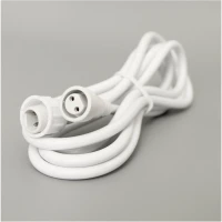Удлинитель 0.3 м, 2Pin, белый, мама-папа