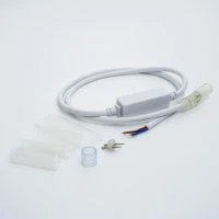 Комплект подключения для дюралайта 2 А, 1 м, белый, без вилки