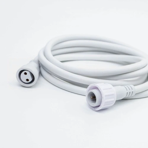 Удлинитель 2 м, 2Pin, белый, мама-папа