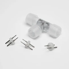 Соединитель дюралайт-нить, белый, 2Pin