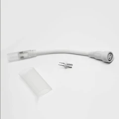 Соединитель дюралайт-нить, белый, 2Pin