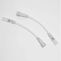 Соединитель дюралайт-нить, белый, 2Pin