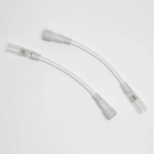 Соединитель дюралайт-нить, белый, 2Pin