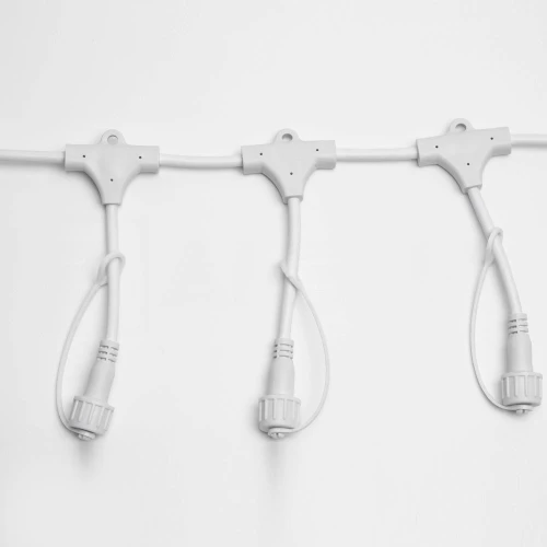 Шина 2.3 м, 20 Т-коннекторов, белый провод, 2Pin