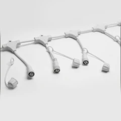 Шина 2.3 м, 20 Т-коннекторов, белый провод, 2Pin