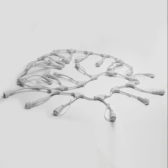 Шина 2.3 м, 20 Т-коннекторов, белый провод, 2Pin