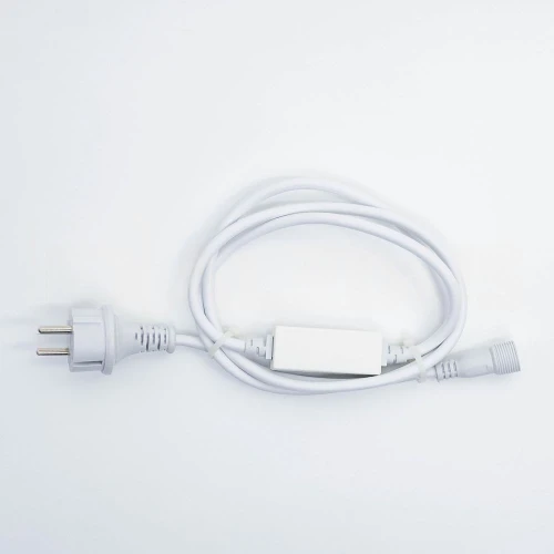 Блок питания 3А, 1.5м, универсальный, белый, с вилкой