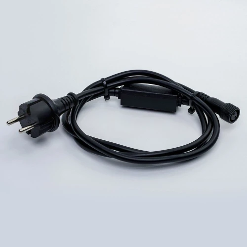 Блок питания 3А, 1.5м, универсальный, черный, с вилкой