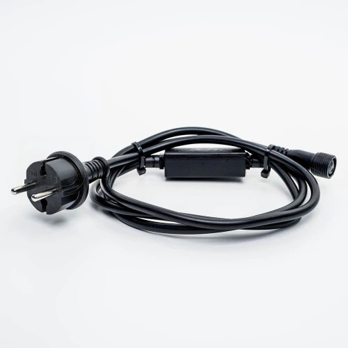 Блок питания 3А, 1.5м, универсальный, черный, с вилкой