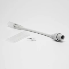 Соединитель нить-дюралайт, белый, 2Pin