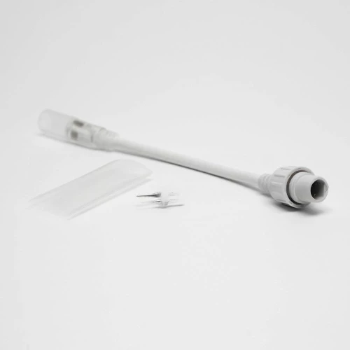 Соединитель нить-дюралайт, белый, 2Pin